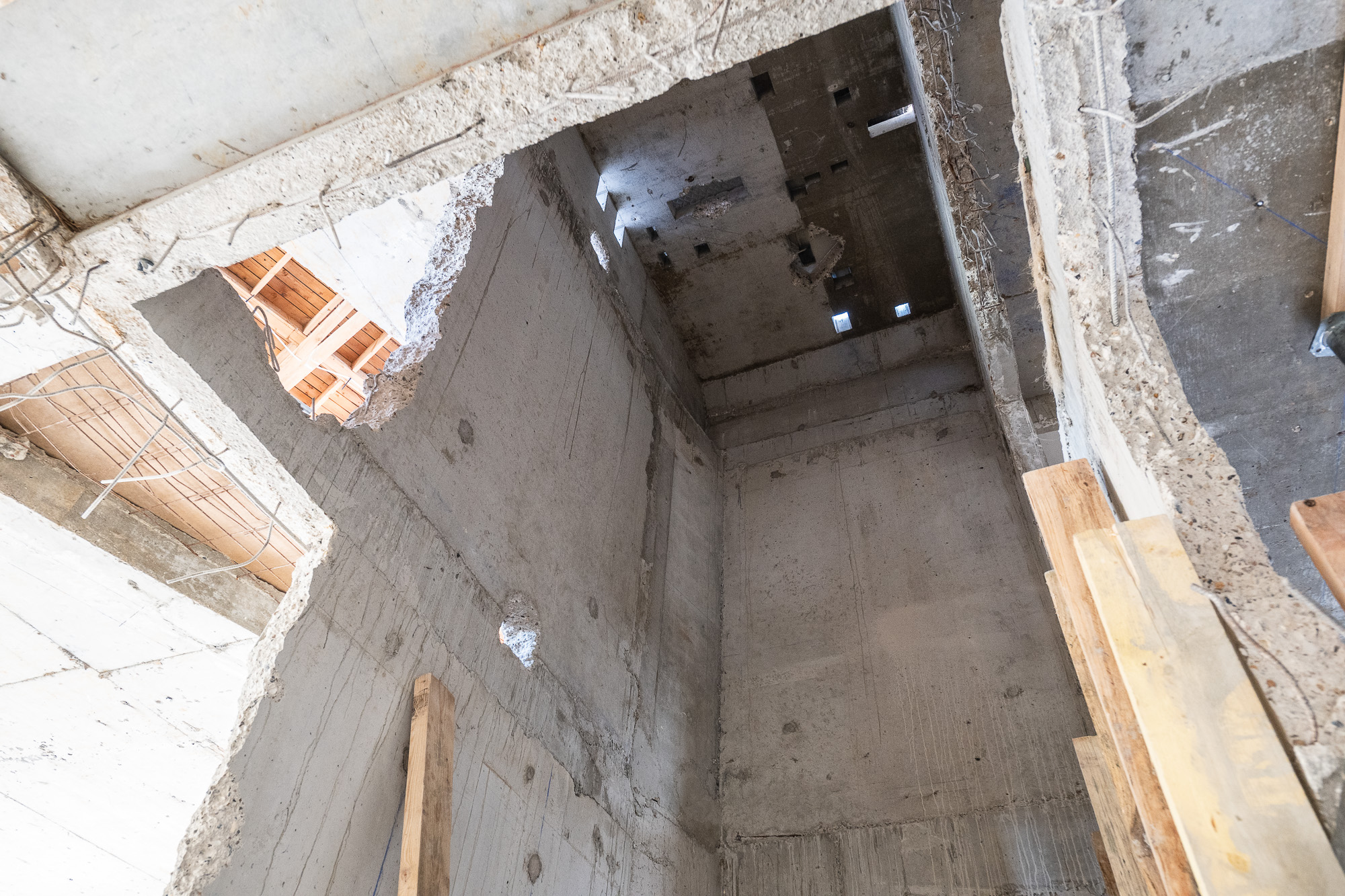 chantier Venice, travail des équipes sur le chantier en cours